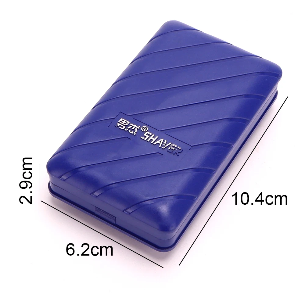 Double Edge Beard Hair Shaver Set Men's Traditional Classic Beard Razor Shaver Stainless Steel Safety Mens Trimmer Blades Box