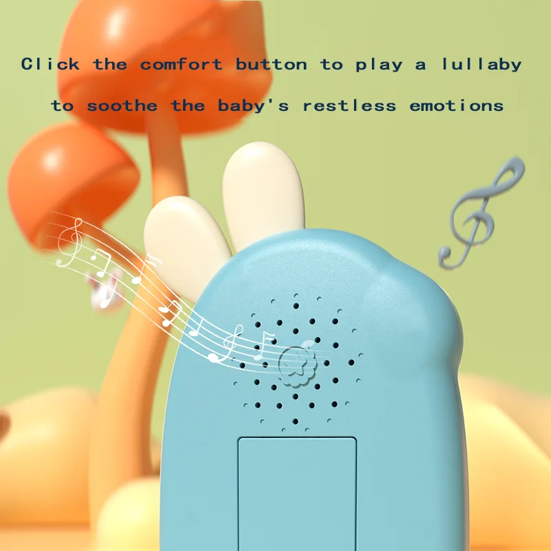 Children's rabbit toys mobile phones baby chewable puzzle multifunctional music phone male and female without battery