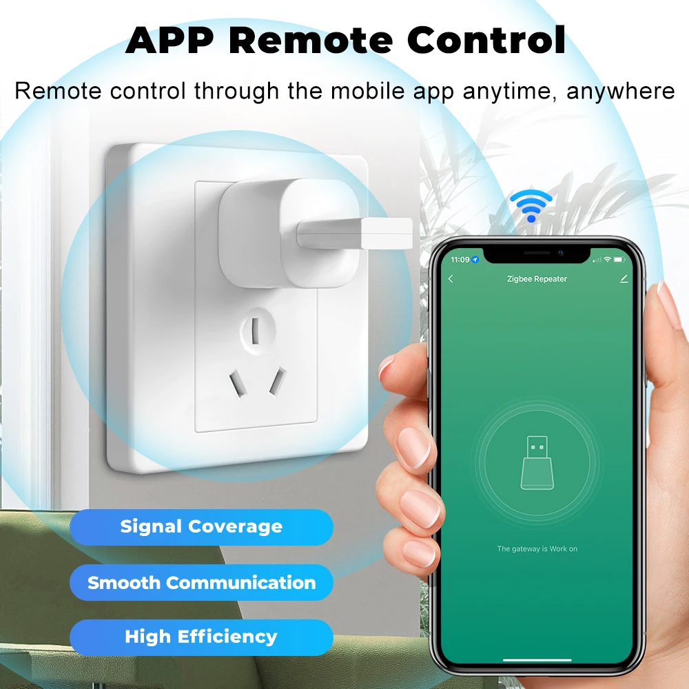 Tuya ZigBee 3.0 Signal Repeater USB Extender Signal Amplifier for Smart Life ZigBee2MQTT Gateway Hub Mesh Home Assistant Devices