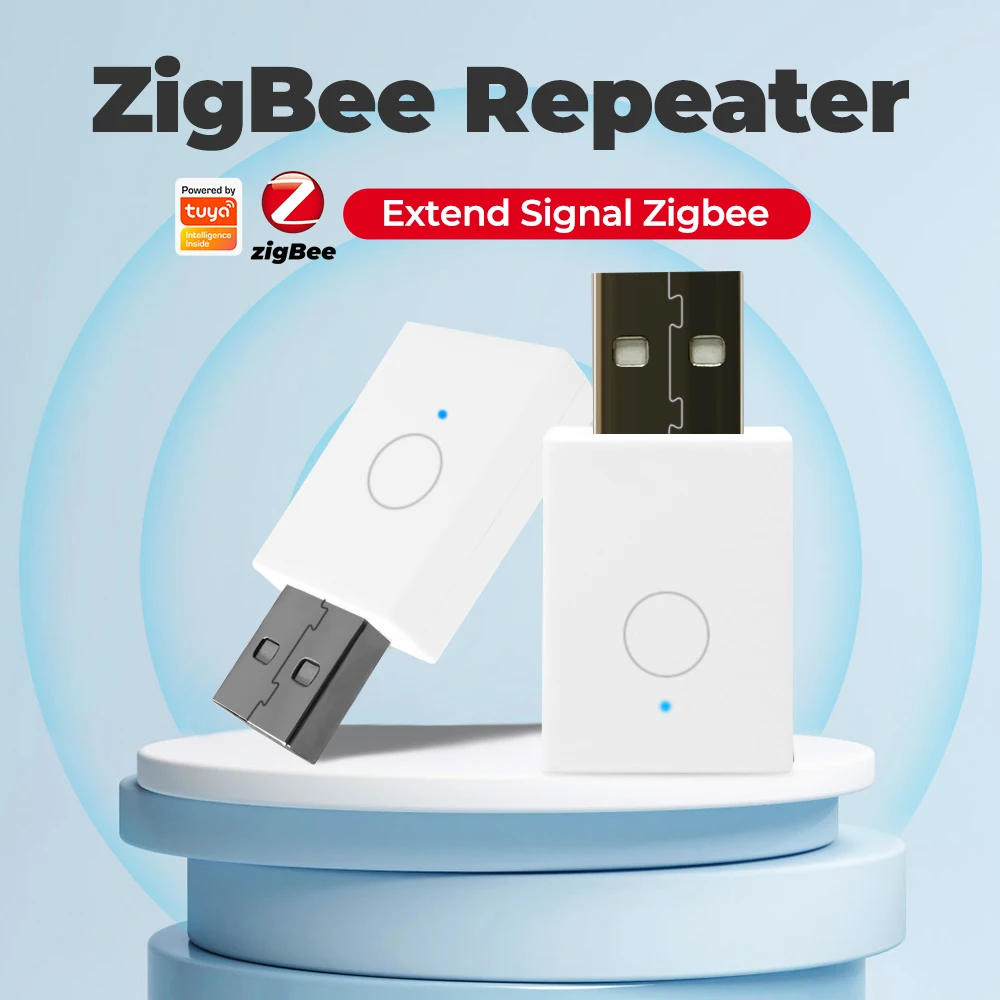 Tuya ZigBee 3.0 Signal Repeater USB Extender Signal Amplifier for Smart Life ZigBee2MQTT Gateway Hub Mesh Home Assistant Devices