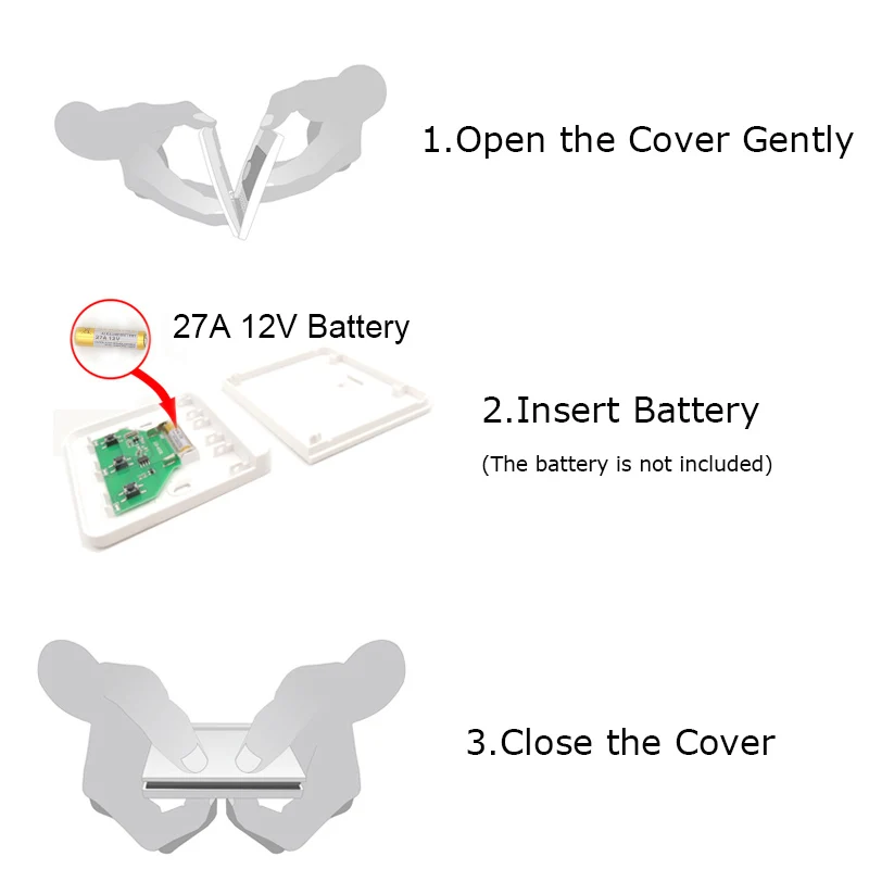 1/2/3 Gang Wireless Wall Switch RF 433Mhz Interruptor for Light Lamp Mini Smart Switch Smart Home Receiver Apartment Residential
