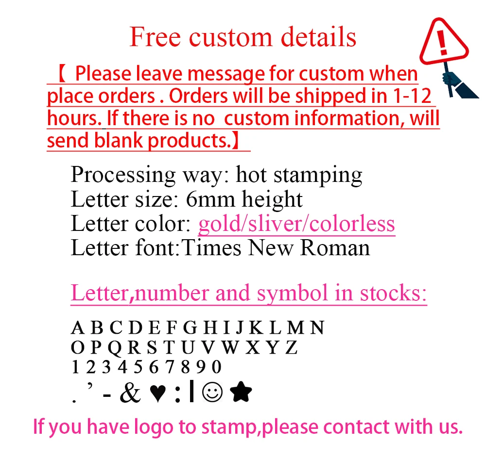 Custom Letters PU Leather Pencil Case Advertising Company Logo School Office Small Pen Holder Ballpen Storage Bag DIY Name Gift