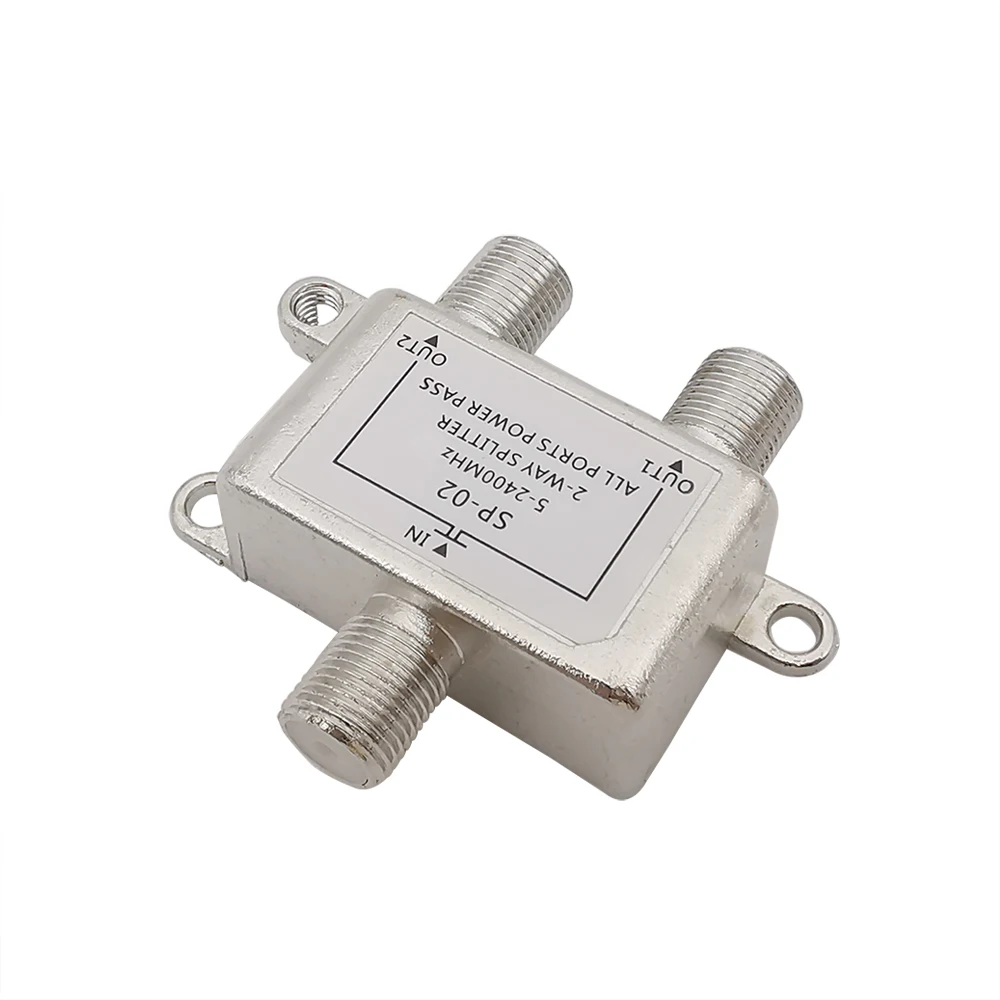 2/3/4 Way TV Antenna Satellite Splitter TV Splitter Distributor Coaxial Cable Antenna Cable TV Signal Splitter F Type Connector
