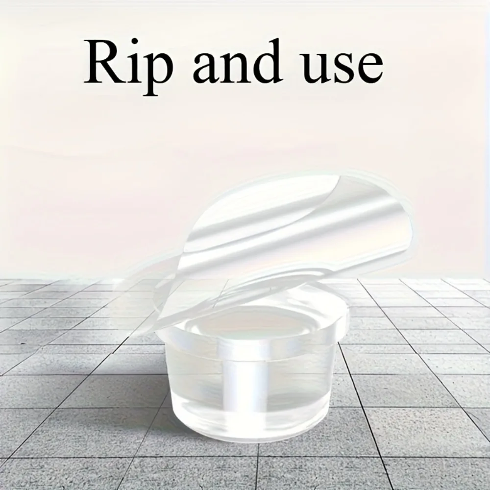 Transparent Silicone Door Stopper No Drill Anti Bump Pad for Office Home Safety Protection Dodgers Door Stop Home Improvement