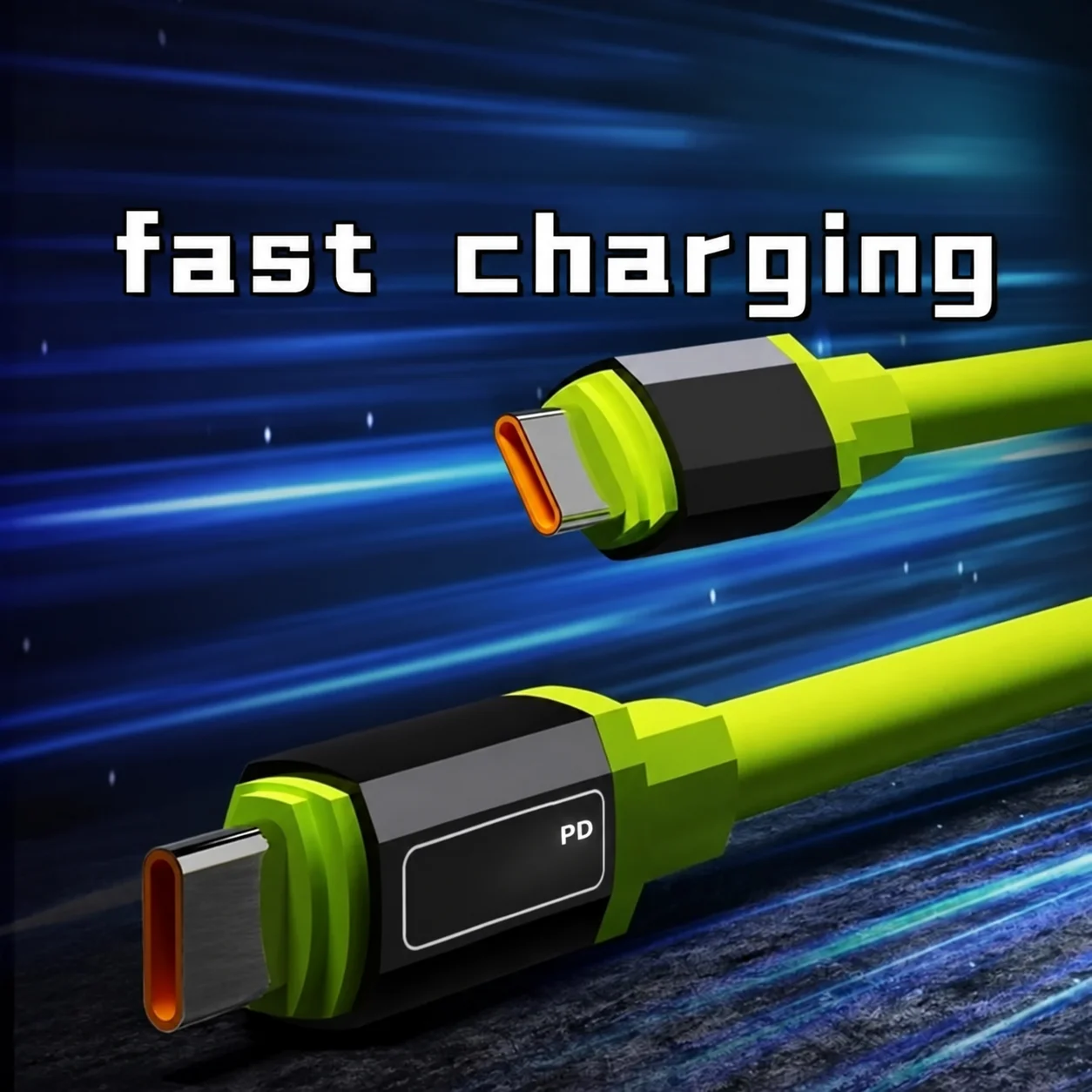6A Type C To Type C Mobile Phone Charging Cable Universal High Power Charger USB Cord 6A USB C Cable for Xiaomi iPhone Samsung