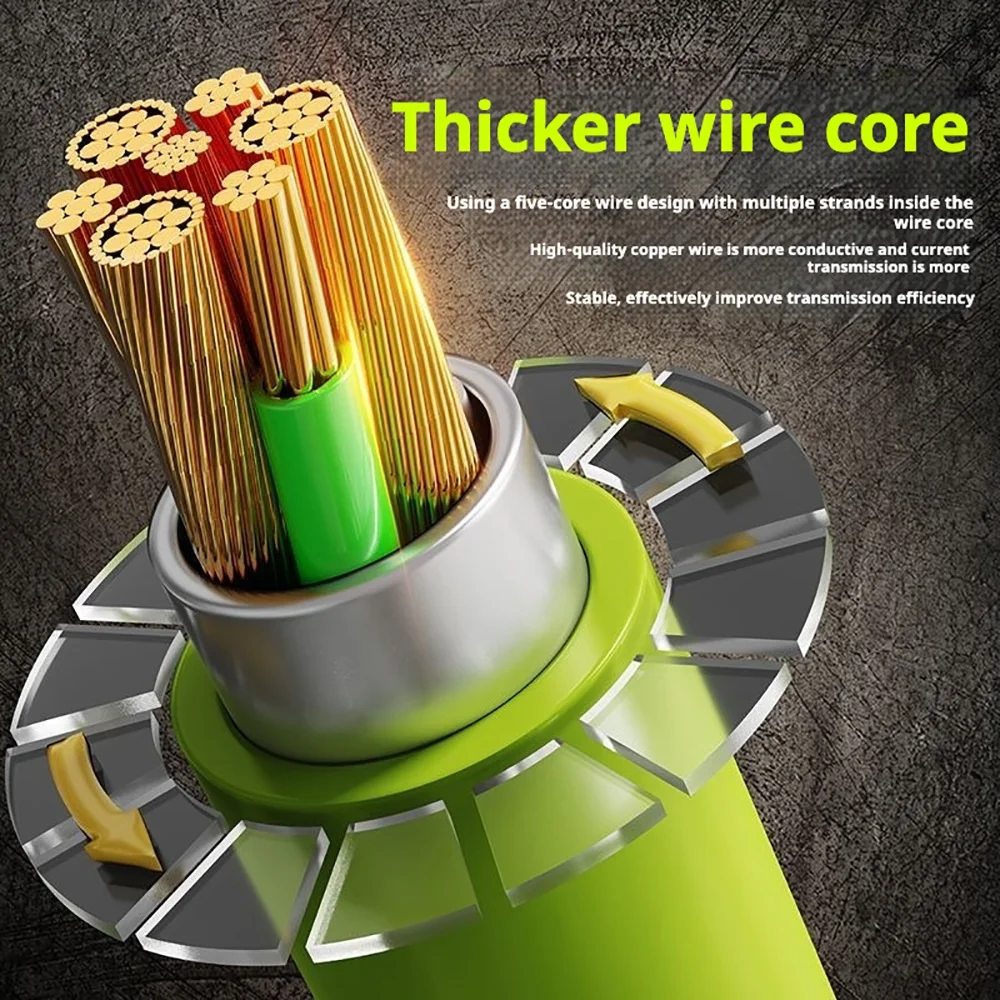 6A Type C To Type C Mobile Phone Charging Cable Universal High Power Charger USB Cord 6A USB C Cable for Xiaomi iPhone Samsung