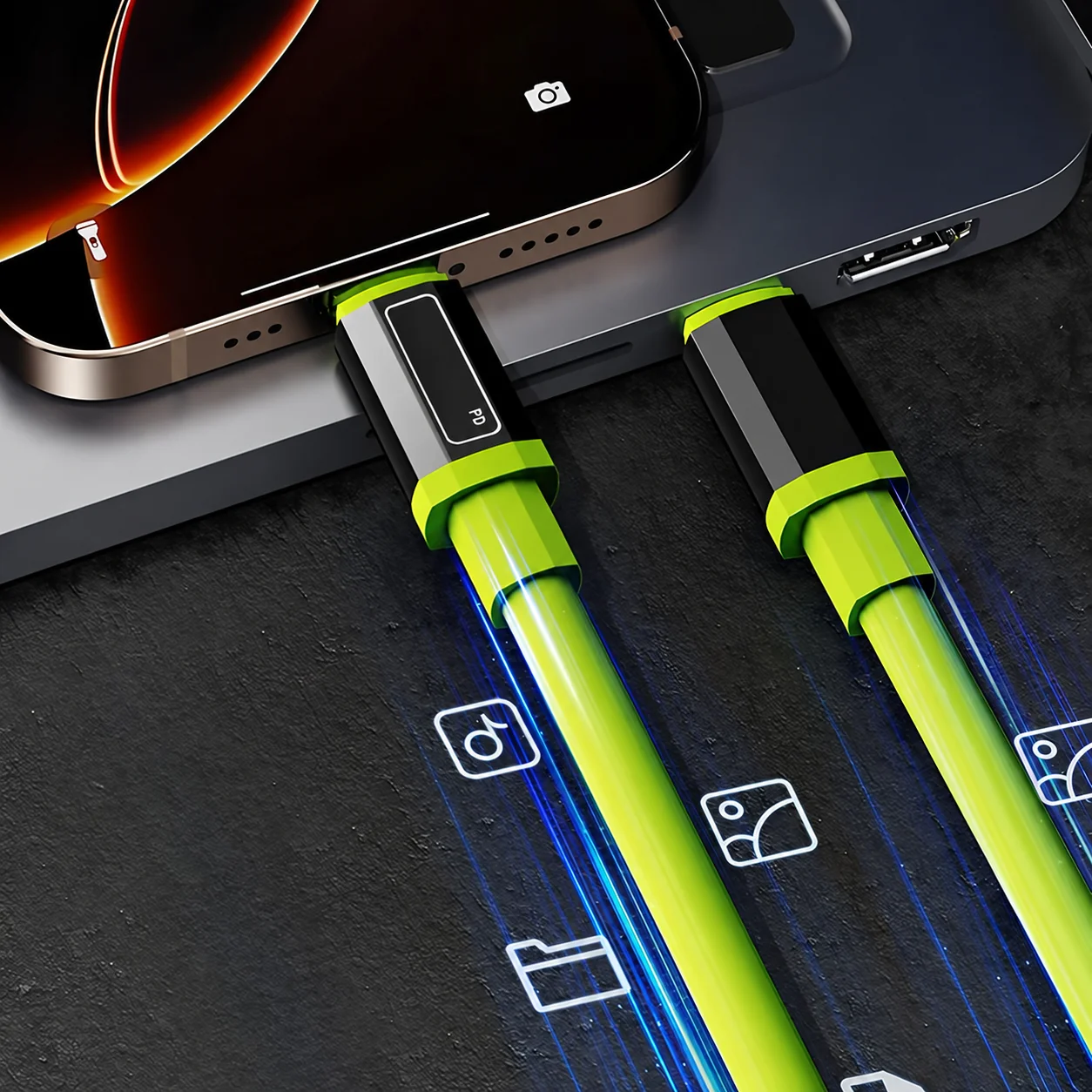 6A Type C To Type C Mobile Phone Charging Cable Universal High Power Charger USB Cord 6A USB C Cable for Xiaomi iPhone Samsung