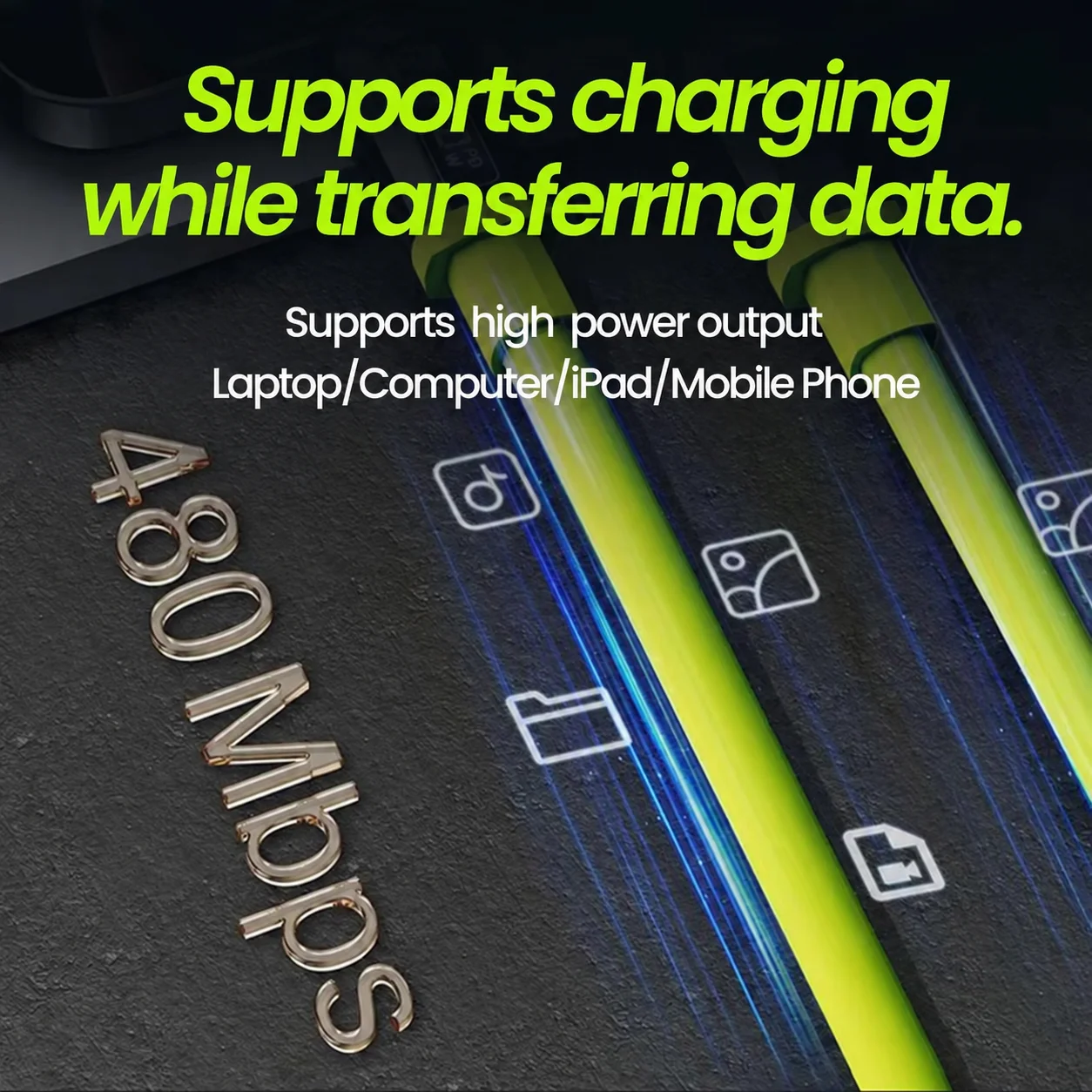 6A Type C To Type C Mobile Phone Charging Cable Universal High Power Charger USB Cord 6A USB C Cable for Xiaomi iPhone Samsung