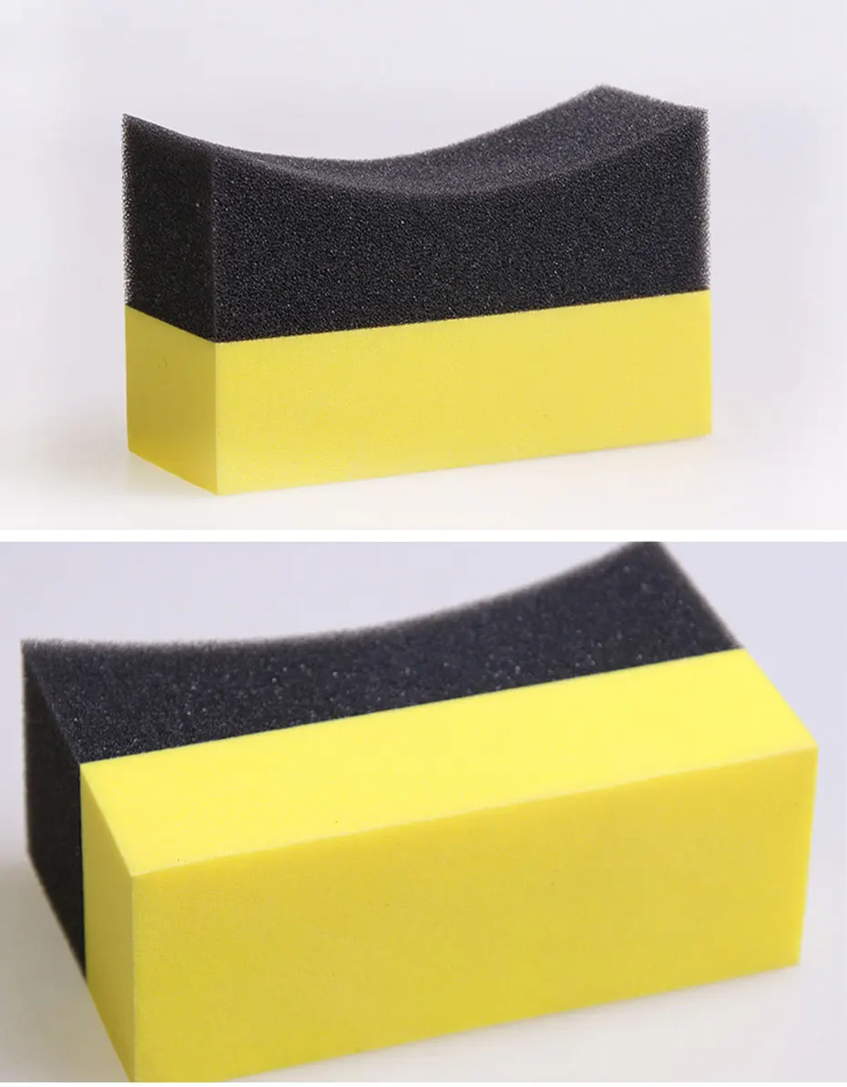 5/10pcs Auto Cleaning Sponge Brush Set for Car Wheel Tire Wash Wipe Water Suction Sponge Pad Wax Polishing Tyre Brushes Tools