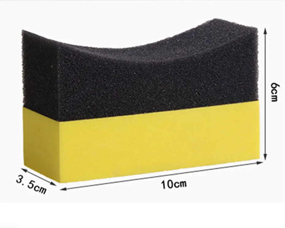 5/10pcs Auto Cleaning Sponge Brush Set for Car Wheel Tire Wash Wipe Water Suction Sponge Pad Wax Polishing Tyre Brushes Tools