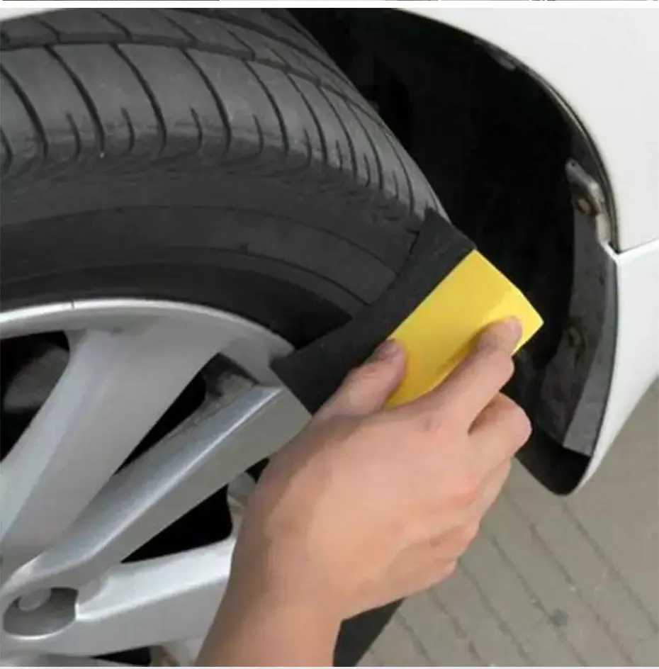 5/10pcs Auto Cleaning Sponge Brush Set for Car Wheel Tire Wash Wipe Water Suction Sponge Pad Wax Polishing Tyre Brushes Tools