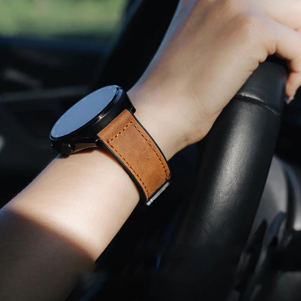 Leather Silicone Strap for Huawei Watch GT 6 5 4 46mm 41mm Band Wristband Bracelet for Huawei GT6 GT5 GT4 GT3 Pro GT2 22mm Strap