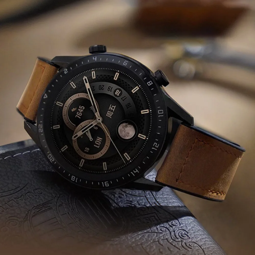 Leather Silicone Strap for Huawei Watch GT 6 5 4 46mm 41mm Band Wristband Bracelet for Huawei GT6 GT5 GT4 GT3 Pro GT2 22mm Strap