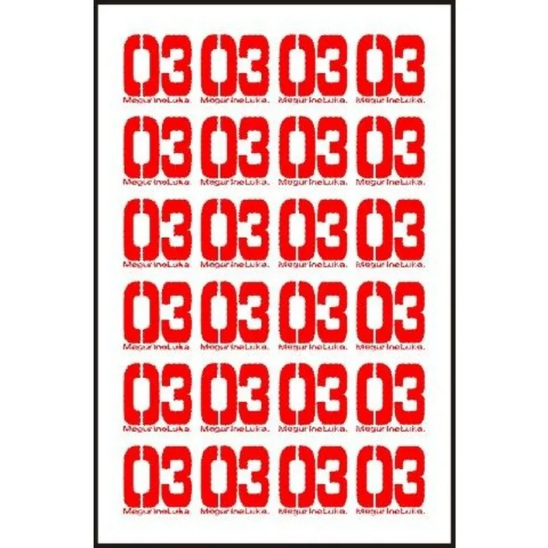 Number 01 02 03 Temporary Tattoos for Women Man Arm Tattoo Cartoon Art Waterproof Cosplay Lasting Sticker Tatuajes Temporales