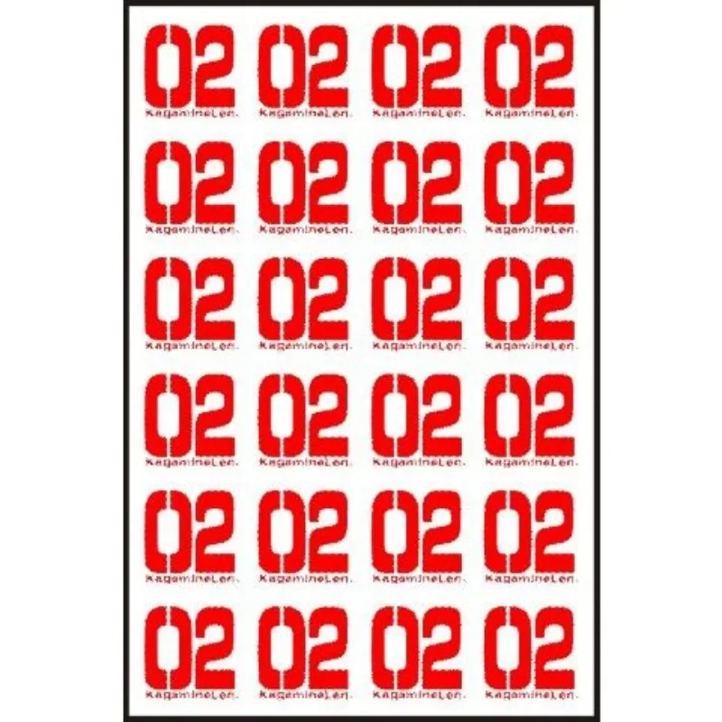 Number 01 02 03 Temporary Tattoos for Women Man Arm Tattoo Cartoon Art Waterproof Cosplay Lasting Sticker Tatuajes Temporales