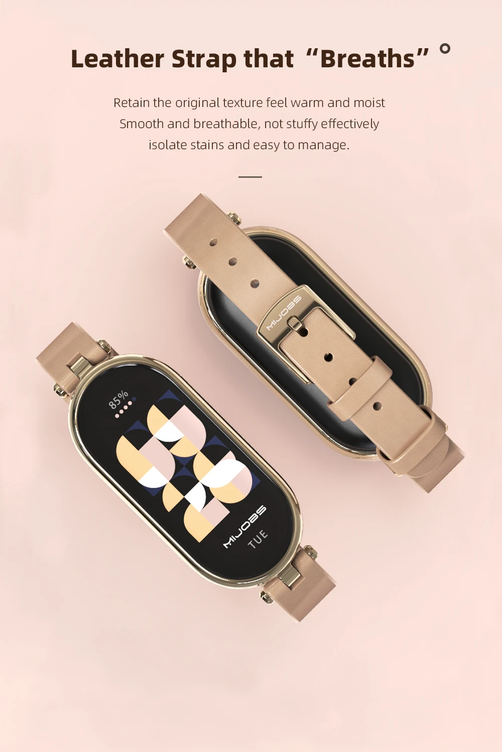 Mi Band 10 11 9 8 7 6 5 Strap for Xiaomi Smart Band 8 Bracelet NFC Global Version Leather Watch Band Mi 8 Wristband Miband 9 10