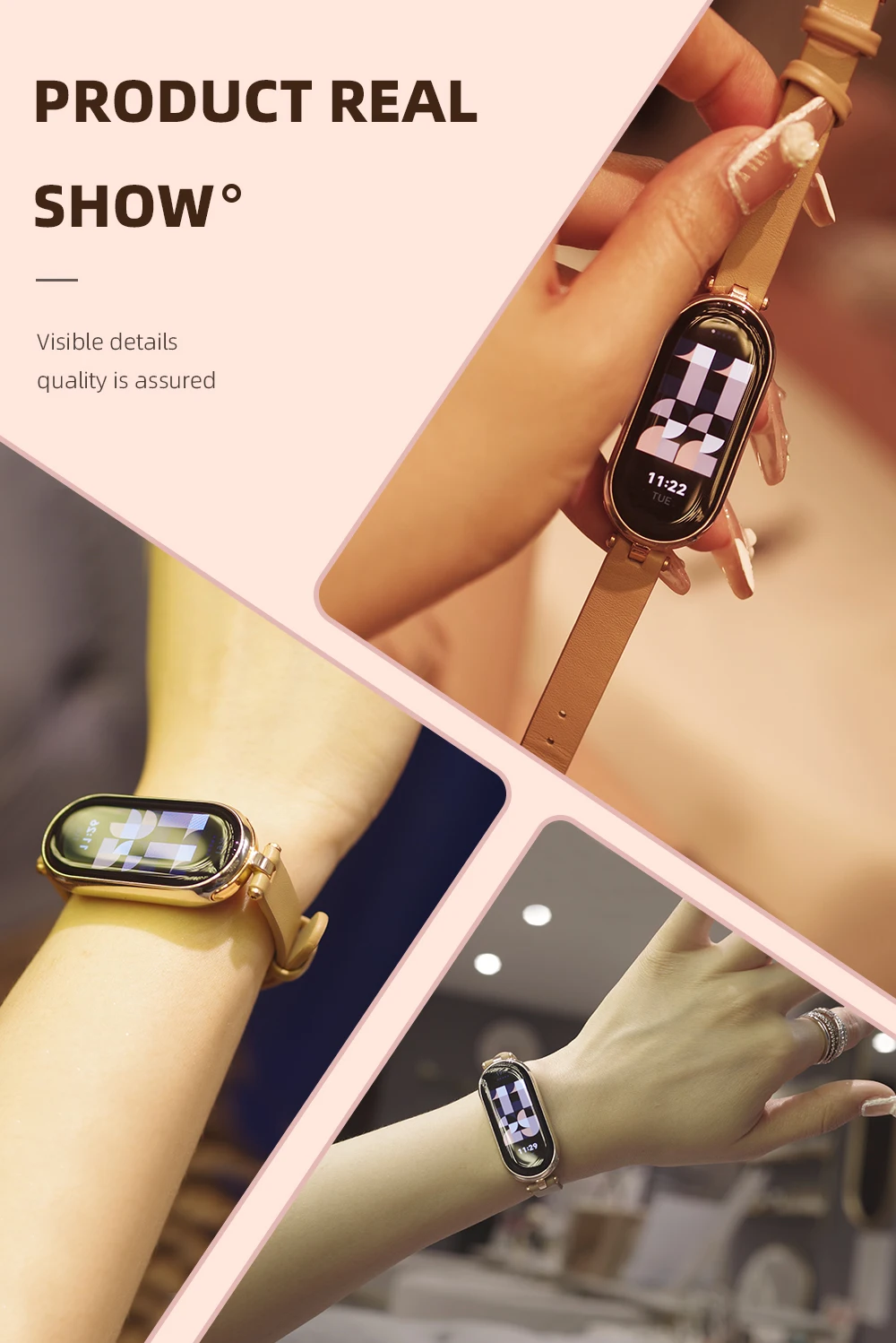 Mi Band 10 11 9 8 7 6 5 Strap for Xiaomi Smart Band 8 Bracelet NFC Global Version Leather Watch Band Mi 8 Wristband Miband 9 10