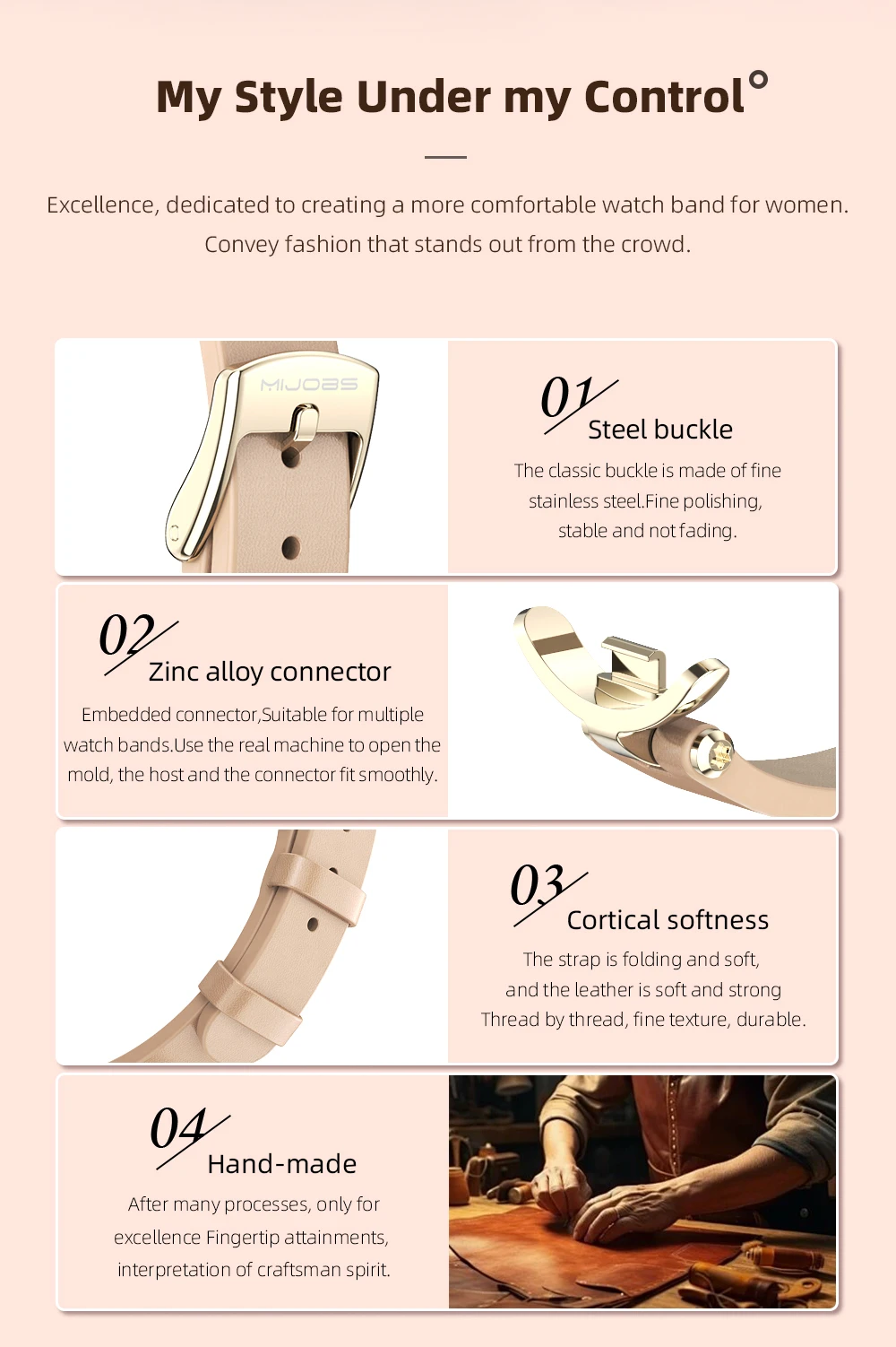 Mi Band 10 11 9 8 7 6 5 Strap for Xiaomi Smart Band 8 Bracelet NFC Global Version Leather Watch Band Mi 8 Wristband Miband 9 10