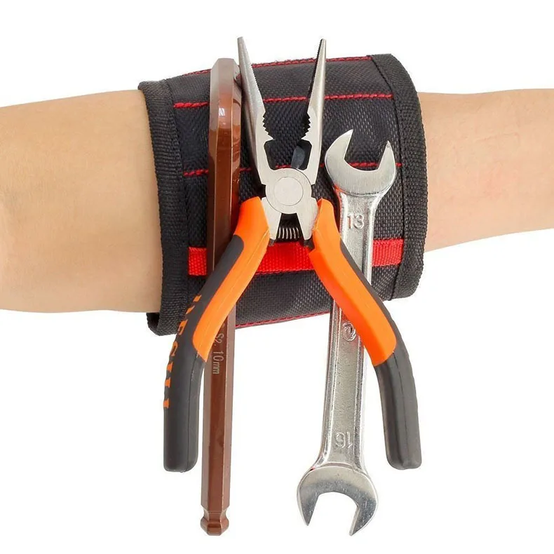 Magnetic Wristbands Weak magnetism Holds Set screw Bracelet Movement Magnetic Nail Drilling Manager Storage Wrist Electrician