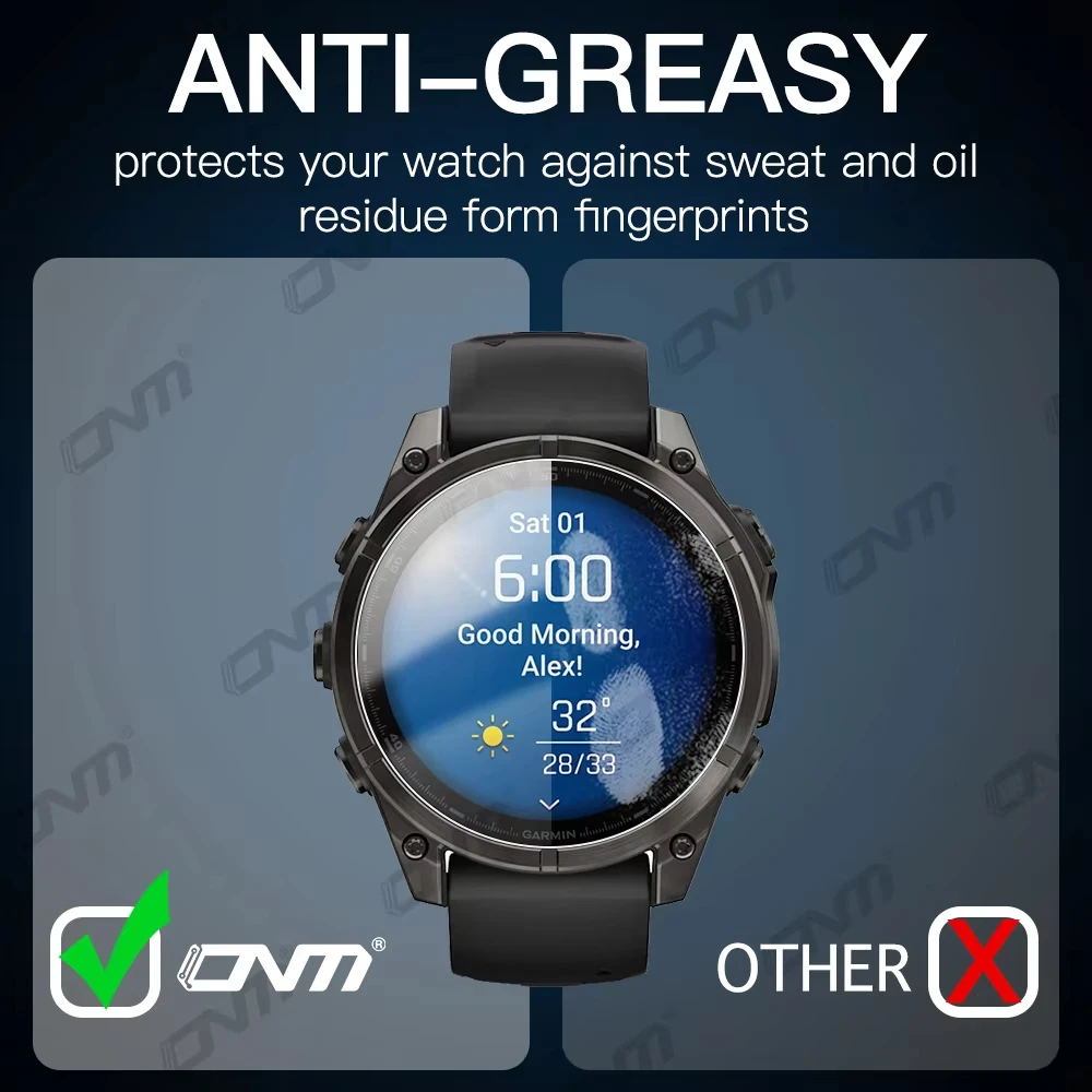 Glass+Case for Garmin Fenix 8 7X 6X Pro 7 6 7S 6S 5 5S Solar AMOLED Screen Protector Tempered Glass&Protective Case Accessories