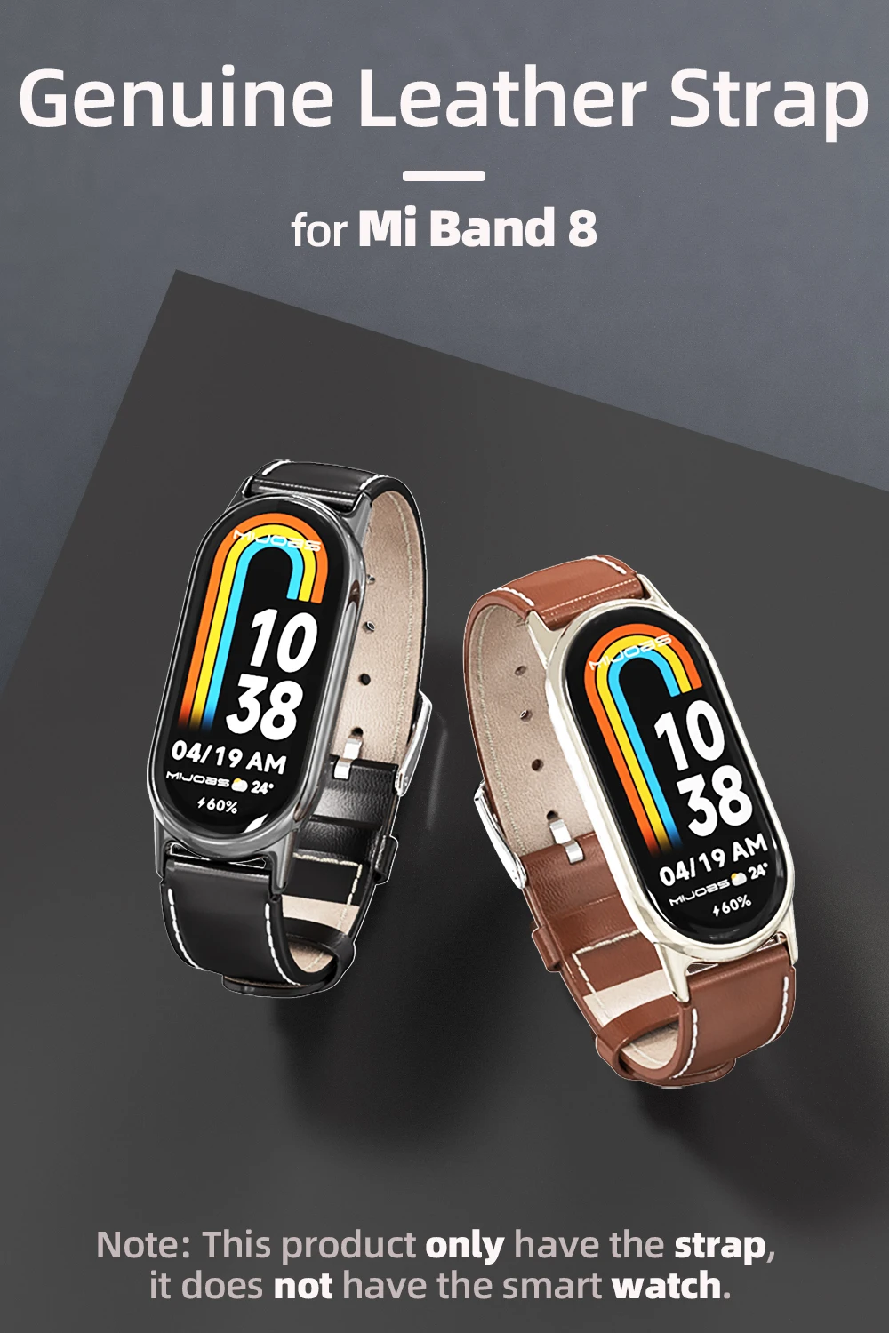 Mi Band 10 11 9 8 Leather Strap For MiBand 9 Bracelet Replacement Watchband for Xiaomi Smart Band 8 NFC Version Miband 8 Strap