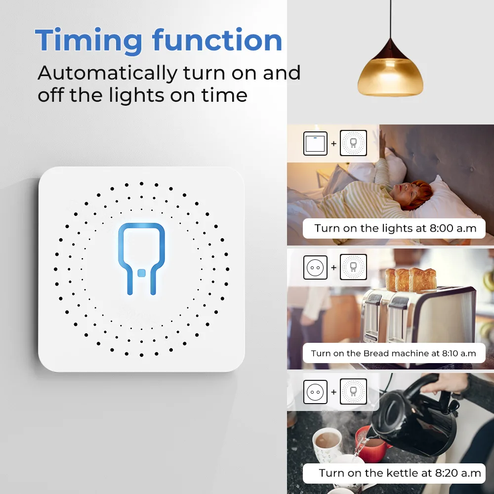 Tuya ZigBee Smart Switch Power Monitor 16A WiFi DIY Module Timer Relay Automation Work with Alexa Google Yandex Alice Smart Life