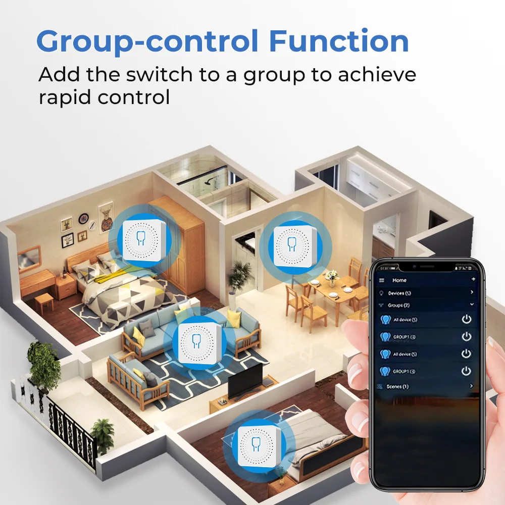 Tuya ZigBee Smart Switch Power Monitor 16A WiFi DIY Module Timer Relay Automation Work with Alexa Google Yandex Alice Smart Life