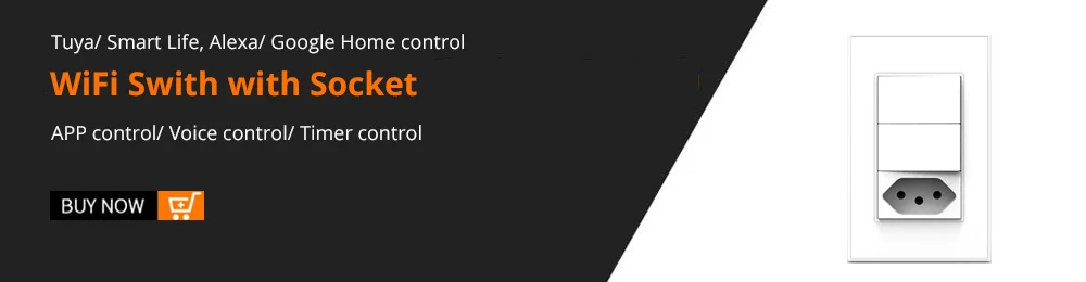 Zemismart WiFi Switch 1 2 3 Gangs Light Switches Neutral Required Work with Tuya Smart Life Remote Control US Push Interruptor