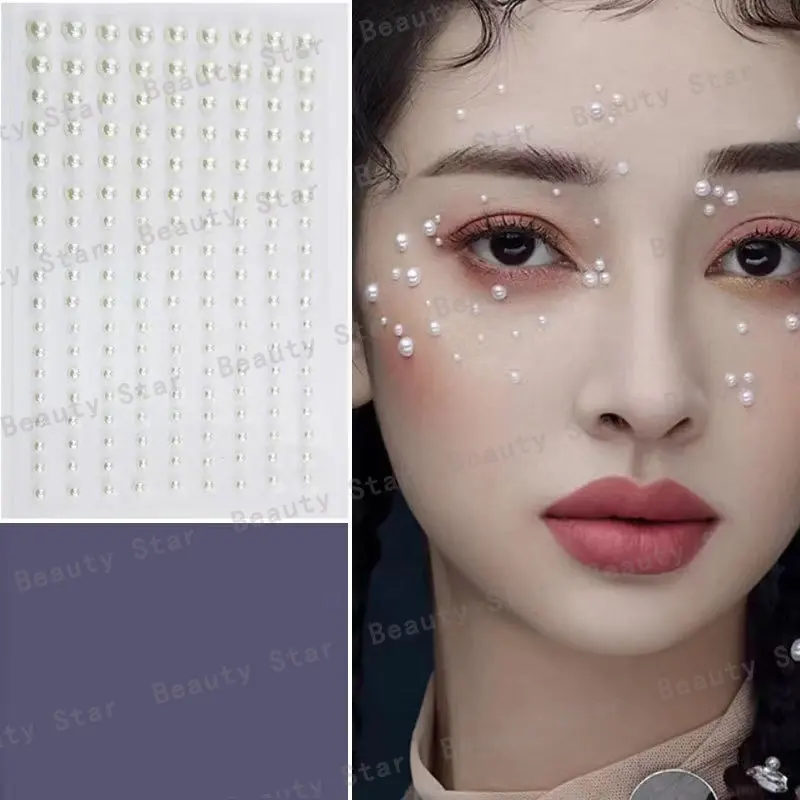 1 Pcs Self Adhesive Colored Diamonds Eyeshadow Stickers Color Crystal Diamond DIY Eyes Face Body Makeup Decorations Rhinestones