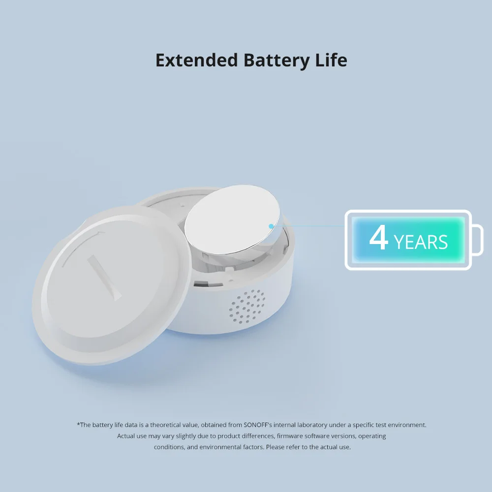 SONOFF SNZB-02P Zigbee Temperature and Humidity Sensor Smart Home Thermometer Detector Work with Alexa Google Home Smartthings