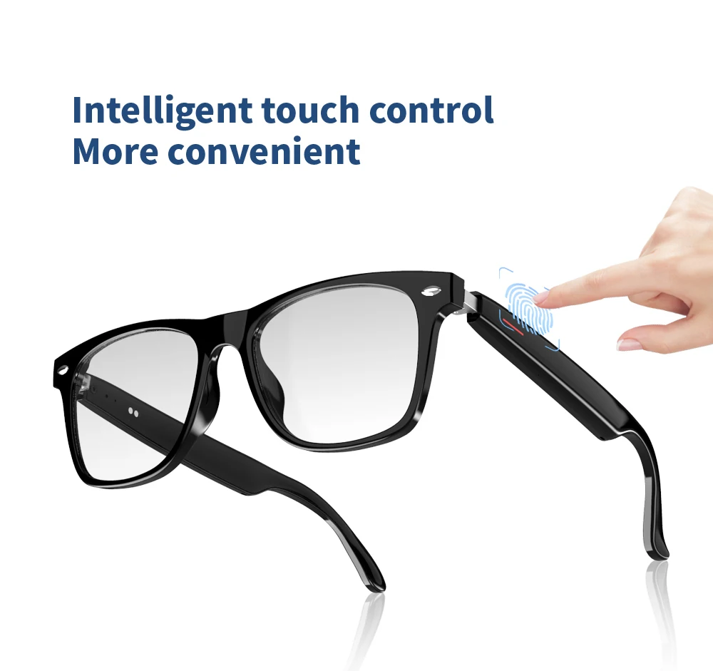 Bluetooth Smart Glasses With Automatic Adjustment Wireless Bluetooth Headset Anti Blue Light Sunglasses Man Woman Waterproof