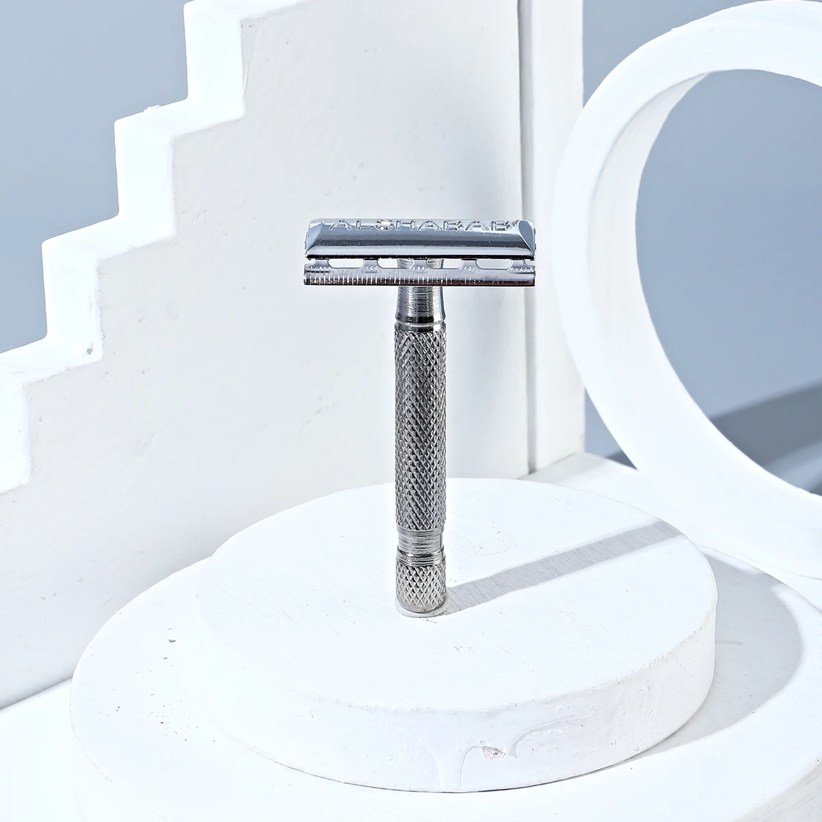 Stainless Steel Safety Razor for Men Barber Shaving Hair Beard Manual Double Edge Barbeador