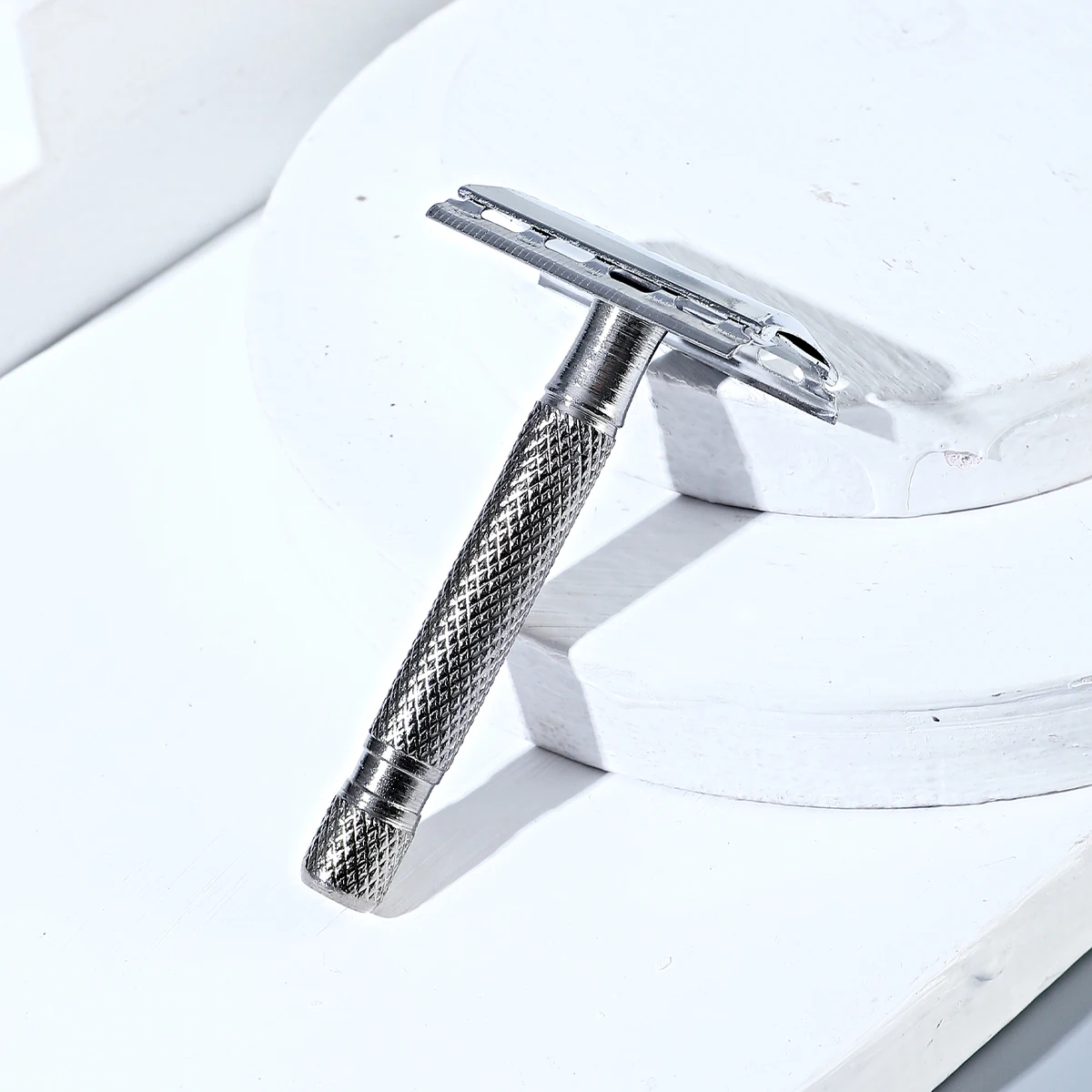 Stainless Steel Safety Razor for Men Barber Shaving Hair Beard Manual Double Edge Barbeador