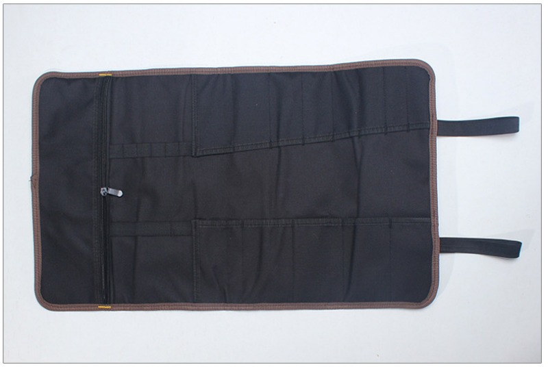 Multifunction Roller Tool Bags Oxford Canvas Practical Handles Bags Chisel Electrician Carrying Toolkit Instrument Package Case