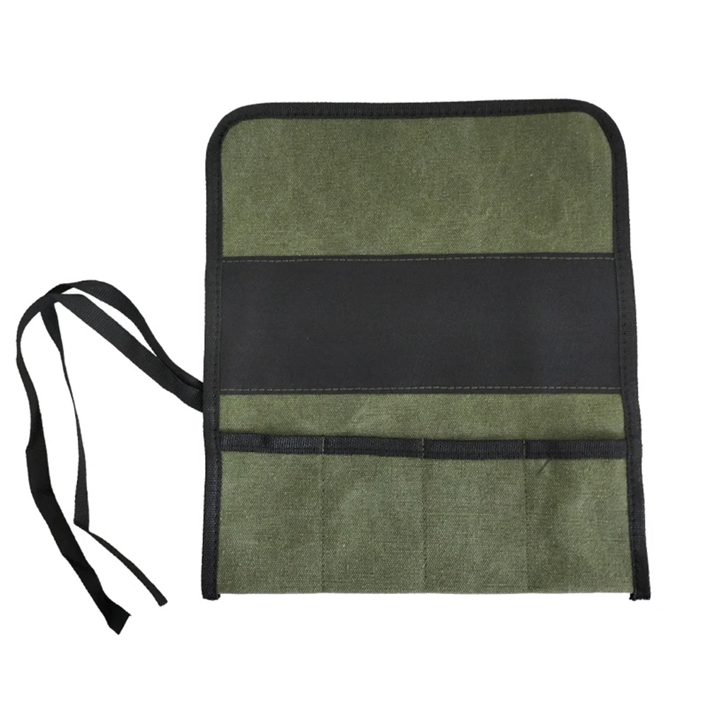 1PC Multiple Pockets Multi-Purpose Roll Up Tool Bag Oxford Cloth Wrench Pouch Screwdrivers Drills Storage Case Bag Hanging Tool