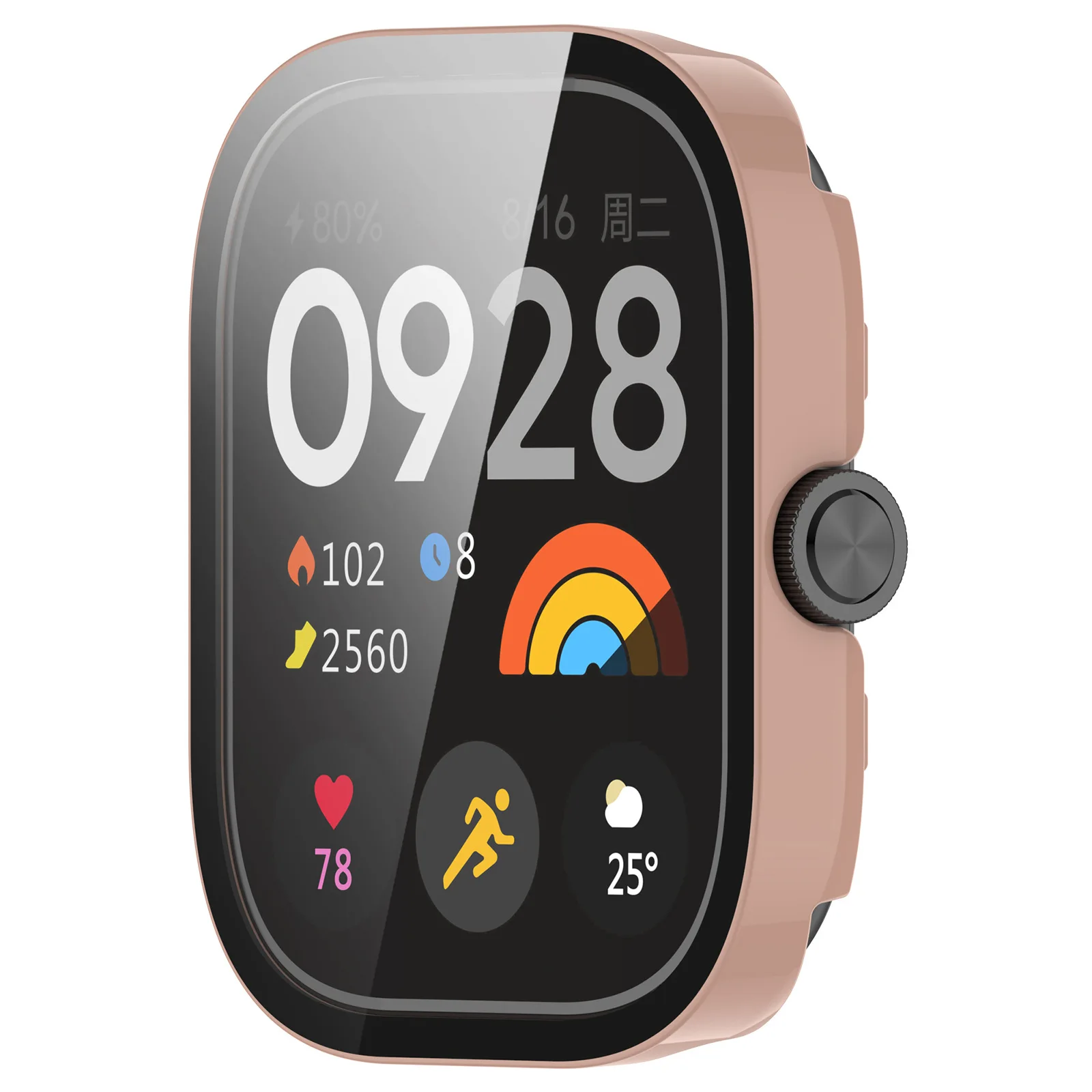 Hard Case+Glass for Xiaomi Redmi Watch 4 Screen Protector Tempered Glass Bumper Protection Cover Protective Shell Accessories