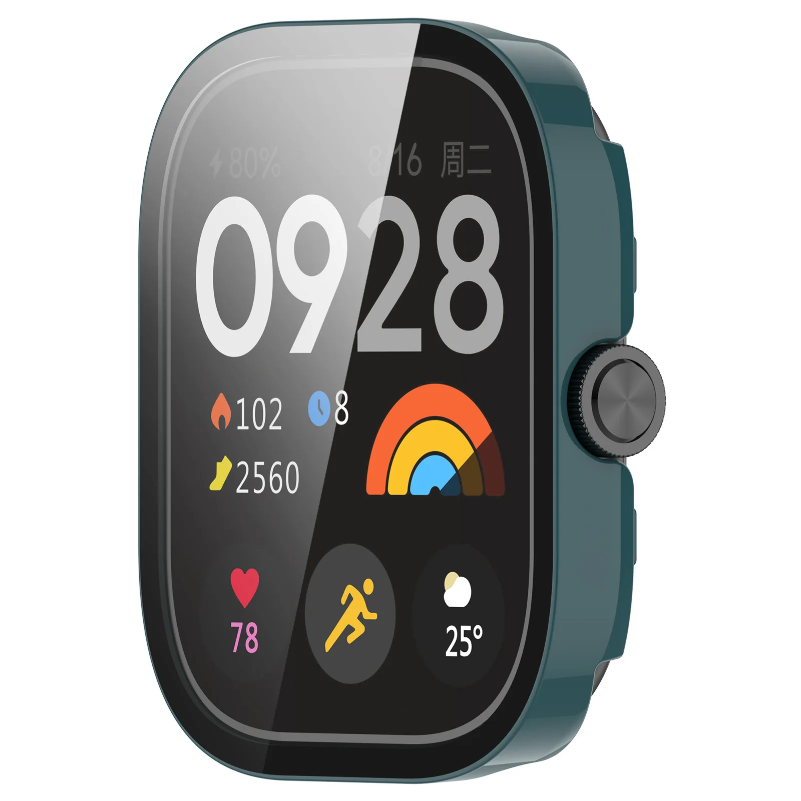 Hard Case+Glass for Xiaomi Redmi Watch 4 Screen Protector Tempered Glass Bumper Protection Cover Protective Shell Accessories