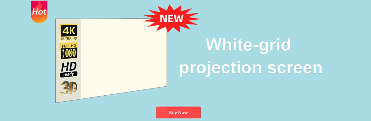 VEIDADZ Projector Screen 60 72 84 92 100 110 120 130 133inch 16:9 Foldable Anti-Light Grey Reflective Cloth for Home Party Movie