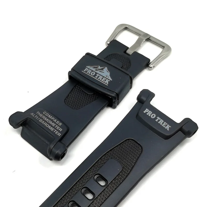 Resin Sport Strap for PRG-40T PRG-240T PRG-240-1 PRG-40-3v Men Waterproof Rubber Replacement Bracelet Watch Band