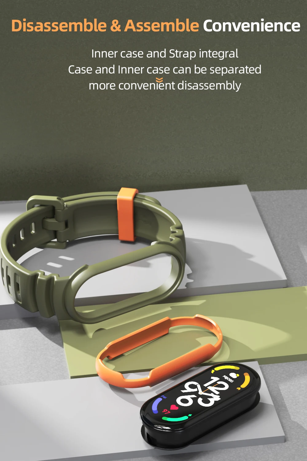 Strap for Mi Band 7 6 5 Silicone Bracelet for Xiaomi Mi Band 6 Strap Man Woman Breathable Rubber Watchband