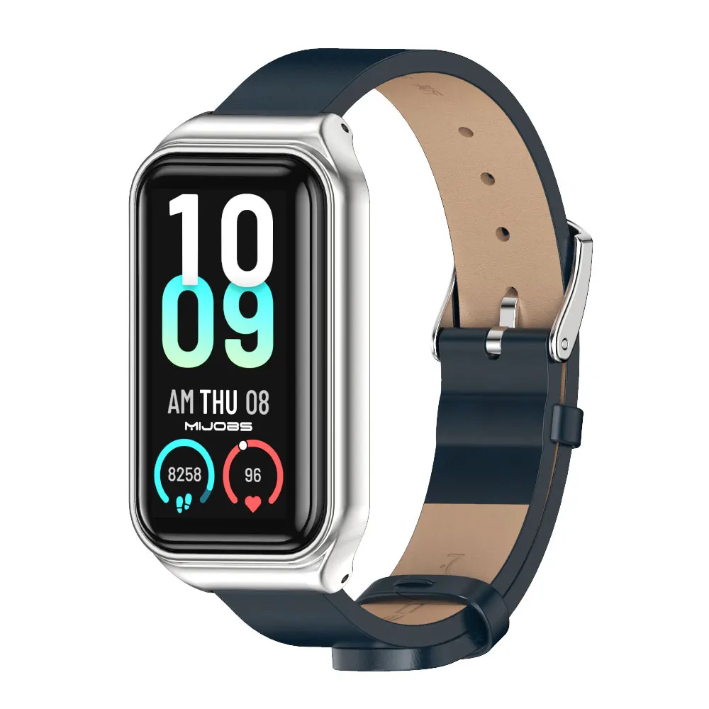 Leather Strap For Amazfit Band 7 Global Version Smart Bracelet Band For Amazfit Band 7 Wristband Smartwatch Correa
