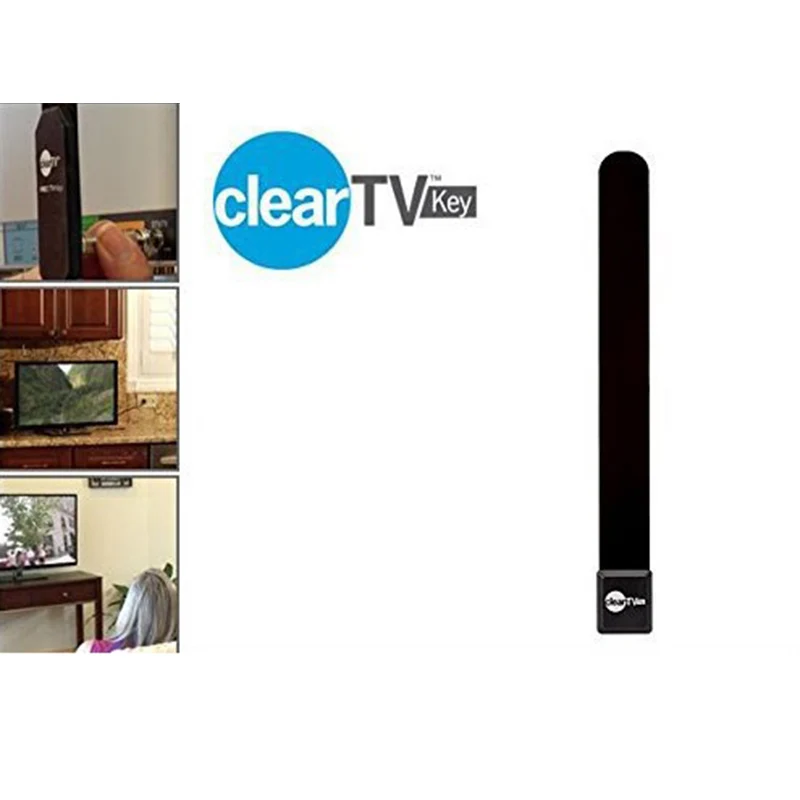 1pc Digital Aerial TV Stick Clear Smart TV Switch Antenna HDTV FREE TV Digital