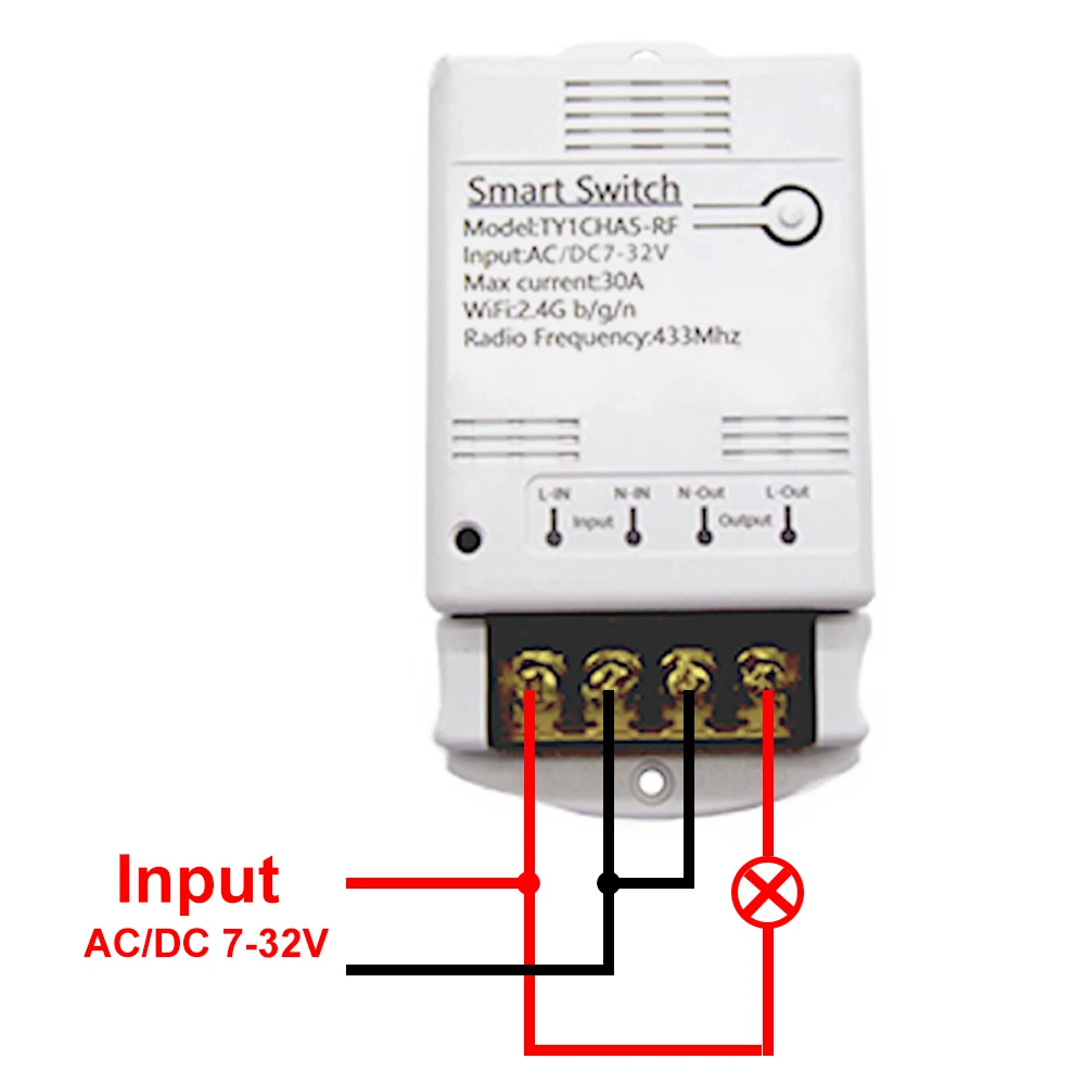 Smart Switch WIFI / ZIGBEE 30A 6600W / 4000W Relay Module Smart Life Wireless Remote Control Breaker Works with Tuya Alexa