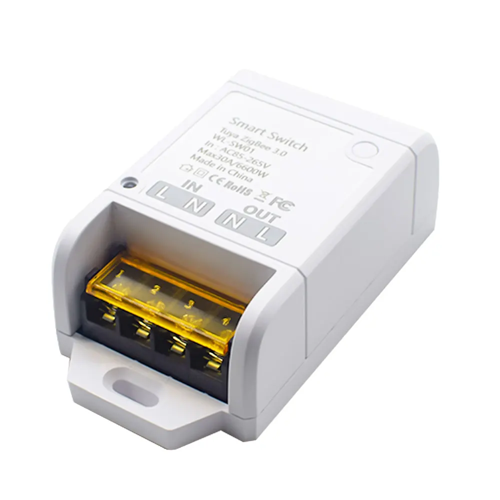 Smart Switch WIFI / ZIGBEE 30A 6600W / 4000W Relay Module Smart Life Wireless Remote Control Breaker Works with Tuya Alexa