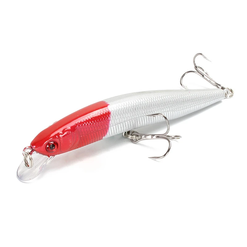 Floating Minnow Fishing Lure 10cm 9.5g 3D Eyes Crankbait Wobblers Artificial Plastic Hard Bait Bass Pike Jerkbait Fishing Tackle