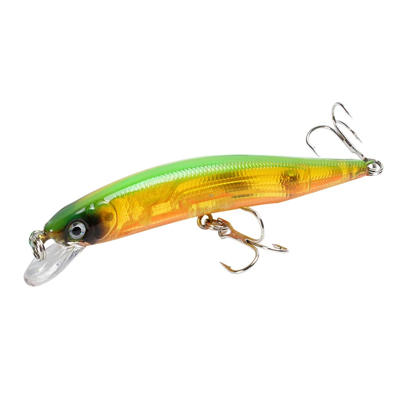Floating Minnow Fishing Lure 10cm 9.5g 3D Eyes Crankbait Wobblers Artificial Plastic Hard Bait Bass Pike Jerkbait Fishing Tackle