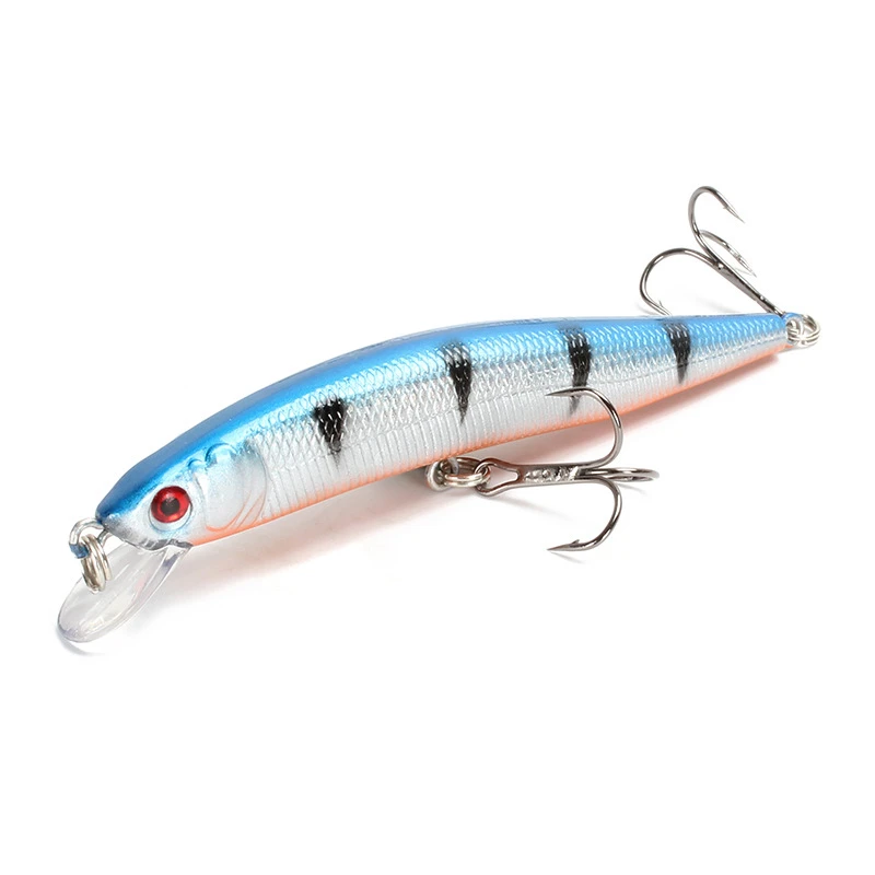 Floating Minnow Fishing Lure 10cm 9.5g 3D Eyes Crankbait Wobblers Artificial Plastic Hard Bait Bass Pike Jerkbait Fishing Tackle