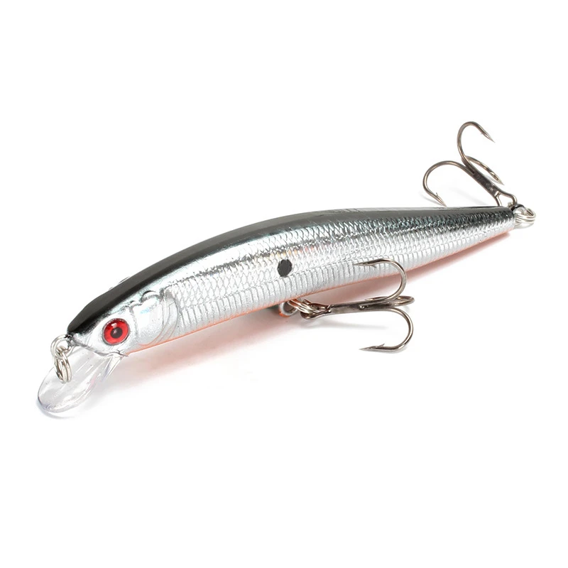 Floating Minnow Fishing Lure 10cm 9.5g 3D Eyes Crankbait Wobblers Artificial Plastic Hard Bait Bass Pike Jerkbait Fishing Tackle