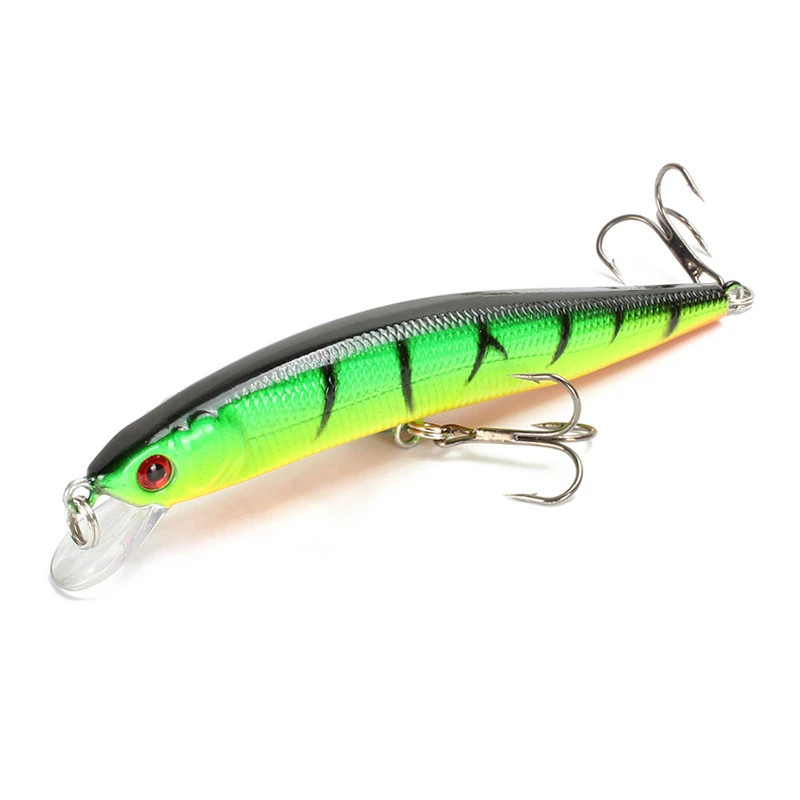 Floating Minnow Fishing Lure 10cm 9.5g 3D Eyes Crankbait Wobblers Artificial Plastic Hard Bait Bass Pike Jerkbait Fishing Tackle