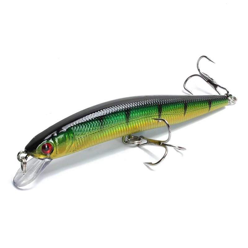 Floating Minnow Fishing Lure 10cm 9.5g 3D Eyes Crankbait Wobblers Artificial Plastic Hard Bait Bass Pike Jerkbait Fishing Tackle